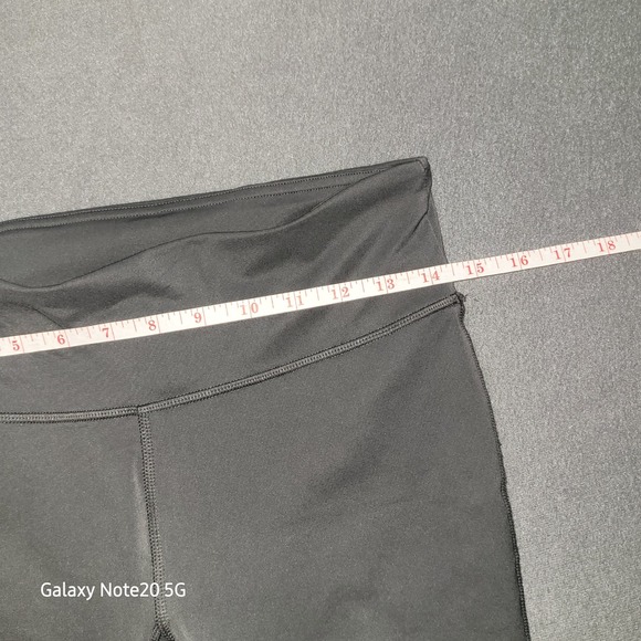 Under Armour Women's Capri Running Leggings Black Mint Logo Pocket Size Small - Picture 5 of 6